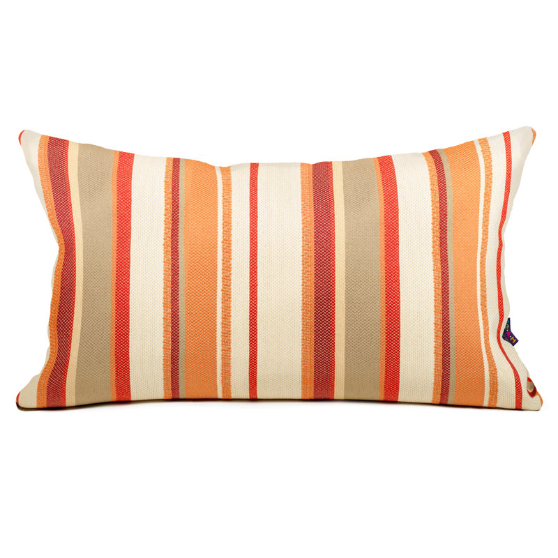 Longshore Tides Mitzi Indoor / Outdoor Striped Lumbar Pillow & Reviews